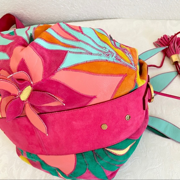 Givenchi multicolor leather patchwork bag - Picture 8 of 16